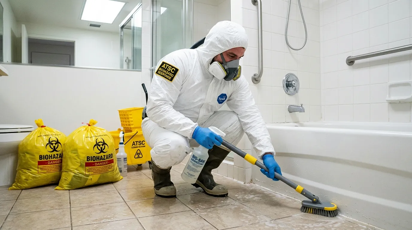 Decontamination equipment deployed for Blood Cleanup in Lathrop